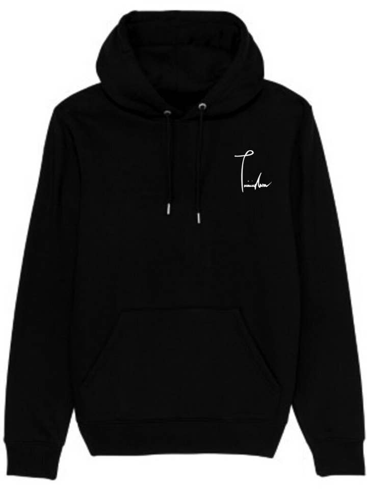 SCHWARZER SIGNATURE-HOODIE für den Großhandel von Trimingham