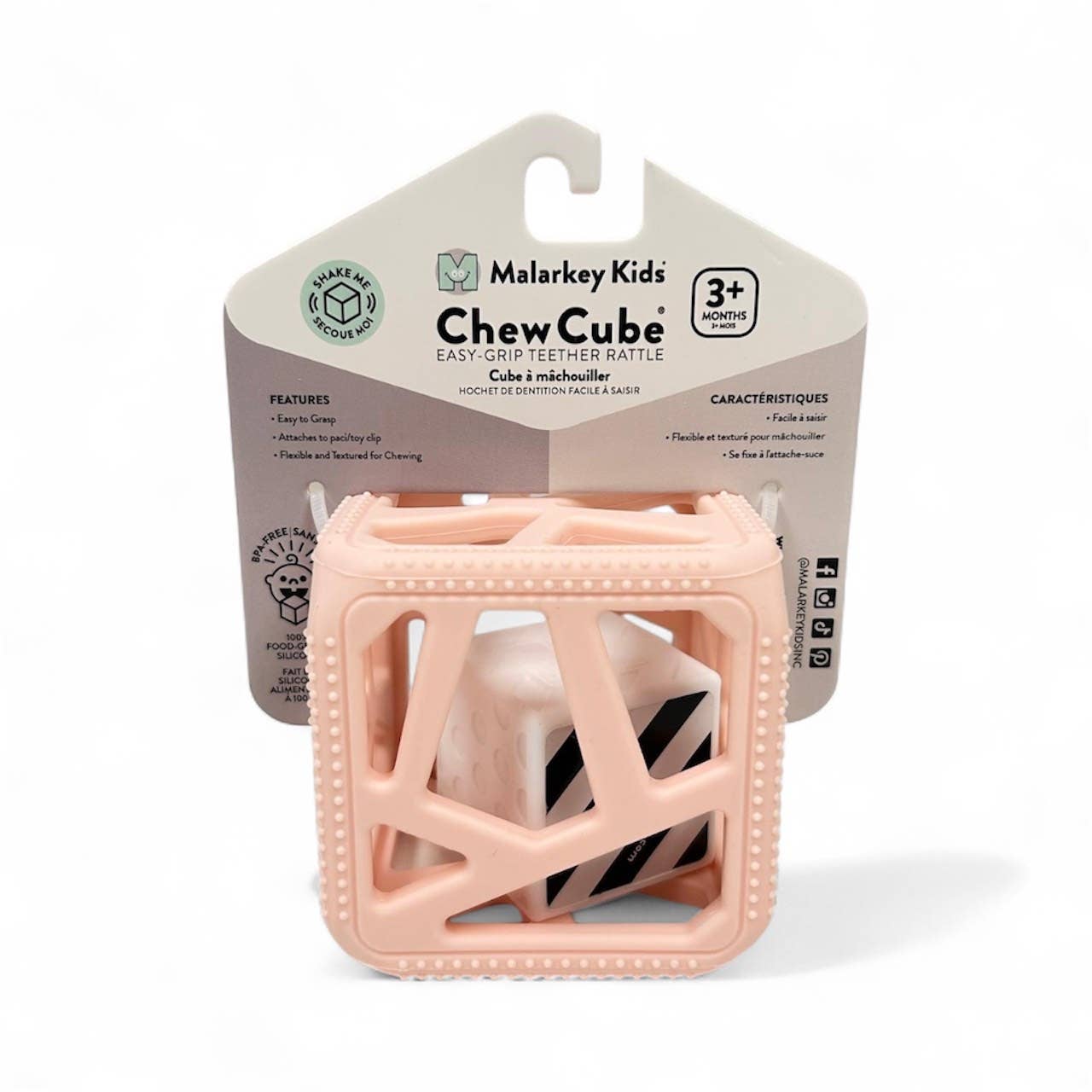 Malarkey Kids – wholesale Teether (not clip-on) – Baby – Chew Cube - Silicone Teether Rattle2