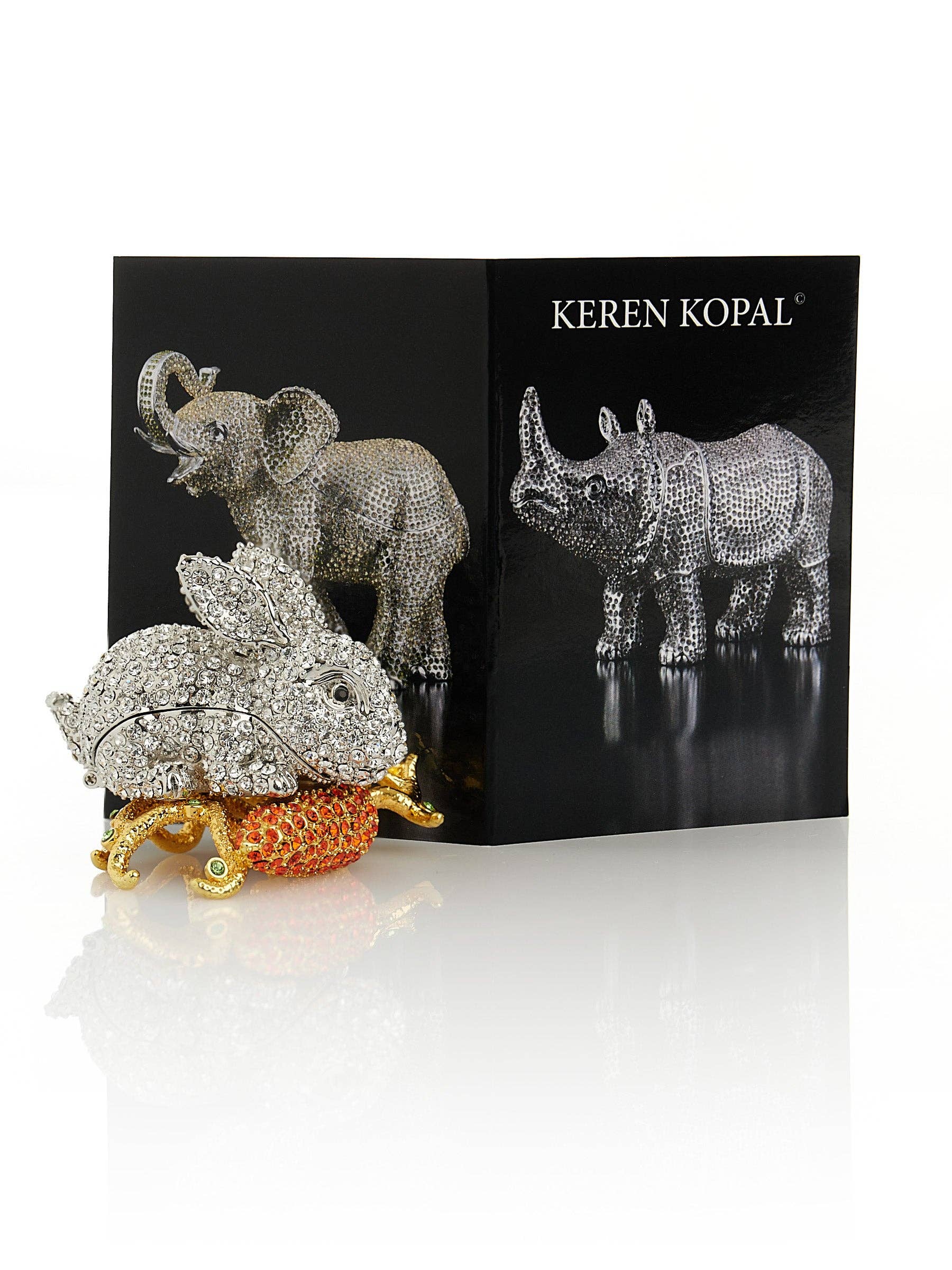 Keren Kopal - Wholesale Jewelry Box/Organizer - Rabbit with Carrot Trinket Box8