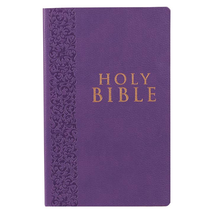 KJV Bible Gift & Award Faux Leather, Purple for wholesale by Christian Art Gifts