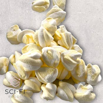 Sci-fi Foods UK Freeze Dried Vanilla Heart Shaped Marshmallows 25g