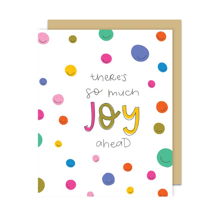 Kingfolk Co – Engroshandel Hverdagshilsen kort – Der er så meget glæde forude Kort0