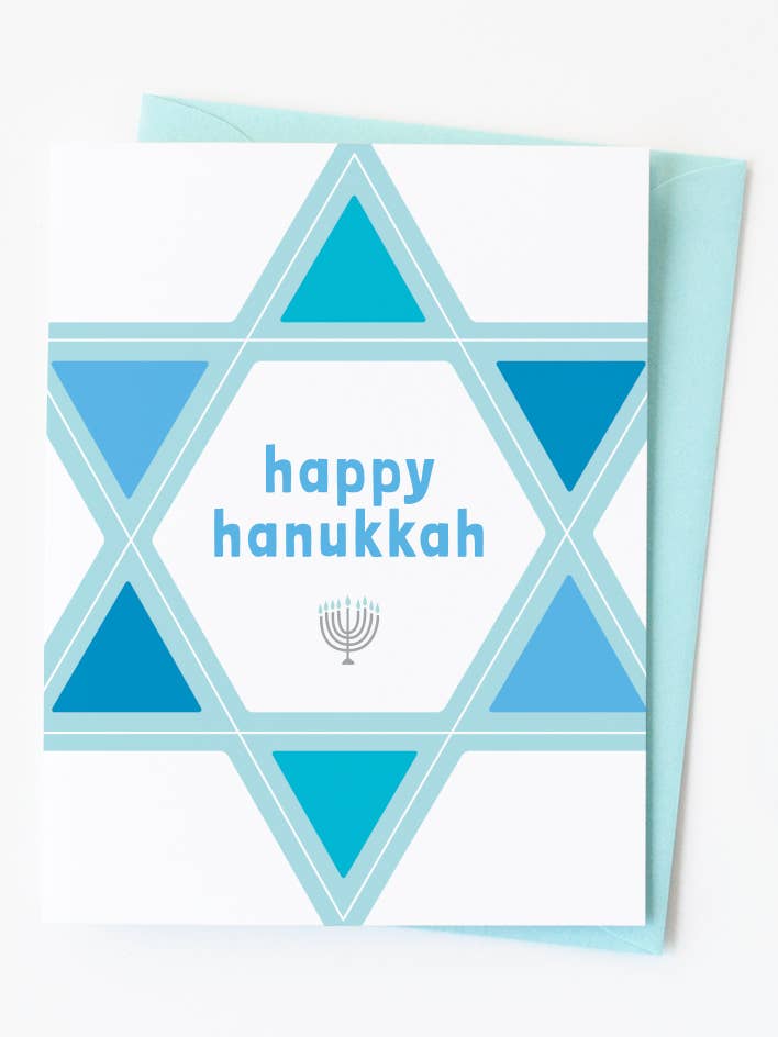 Color Block Star-kaart | Hanukkah-wenskaart voor wholesale door Graphic Anthology Greeting Cards