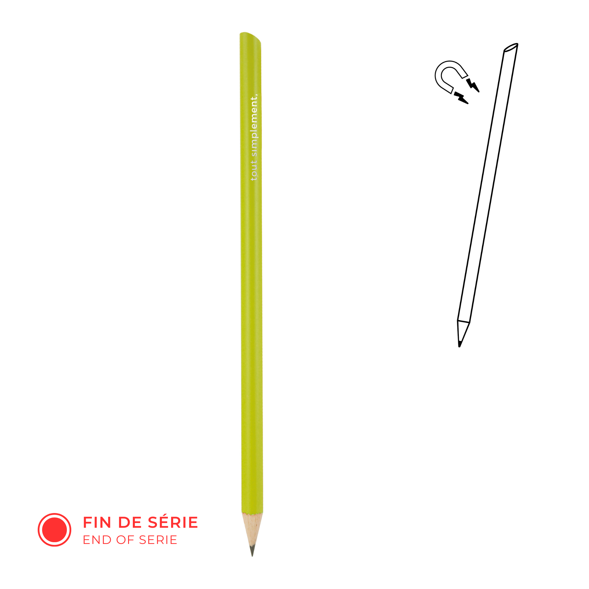 tout simplement - Wholesale Pencil - magnetic pencil - color4