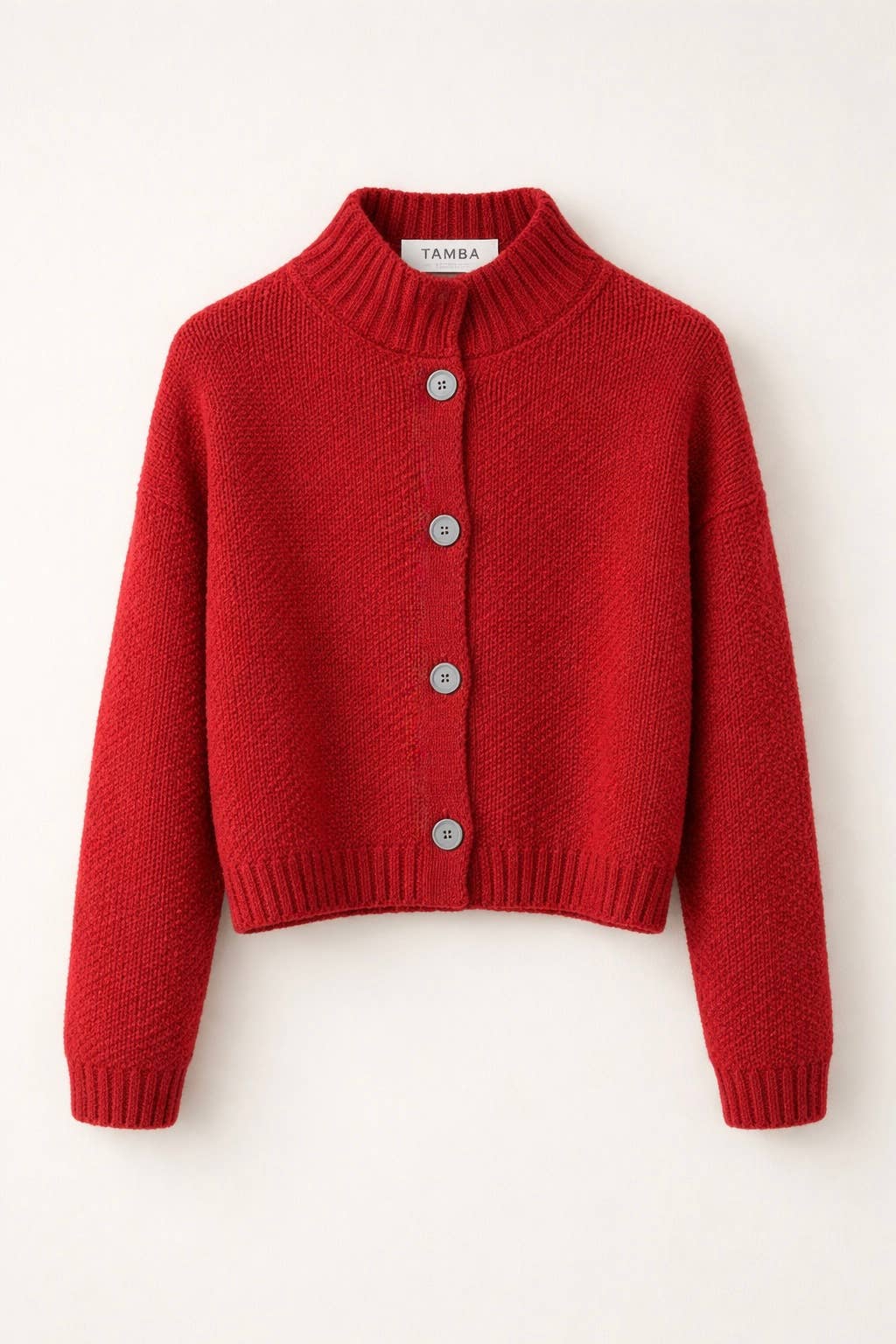 TAMBA – wholesale Kofta - Dam – Angora alpacka kofta med ståkrage och knappslå11