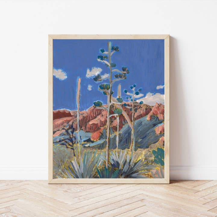 Yucca Big Bend Print for wholesale by El Baker Art