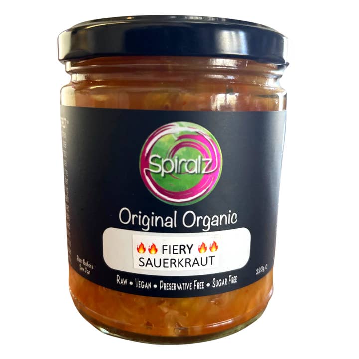 Spiralz Fermented Foods - Wholesale Pickled vegetables - 220G TASTER JAR'S11