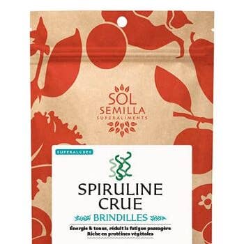 Sol Semilla - Wholesale Protein/Superfood Powder - Organic & vegan raw spirulina - Twigs - 50 g