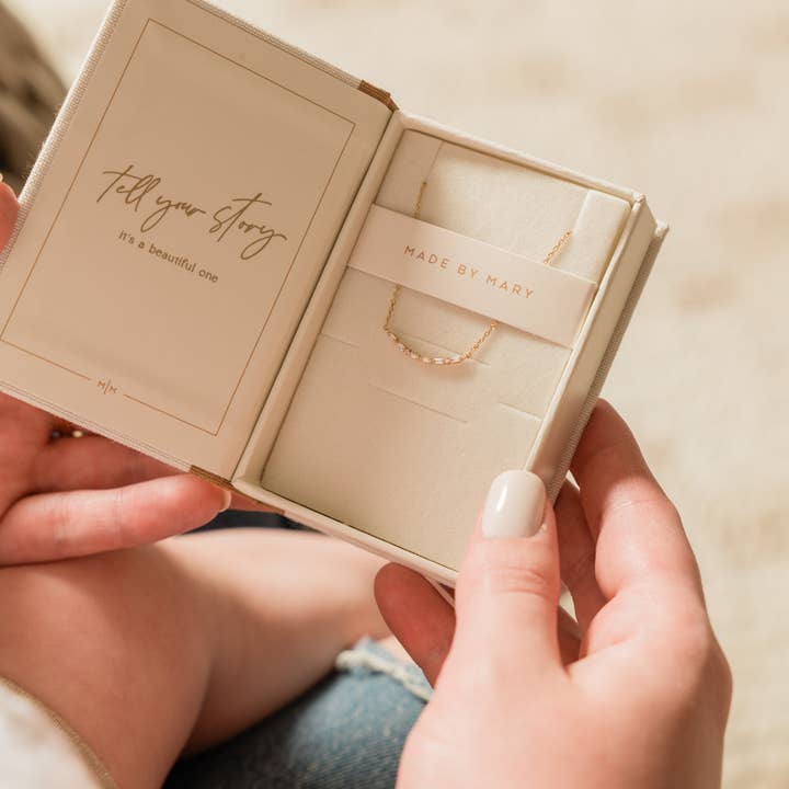 Made By Mary - Wholesale Link & Chain Necklace - Mama Morse Code Necklace3