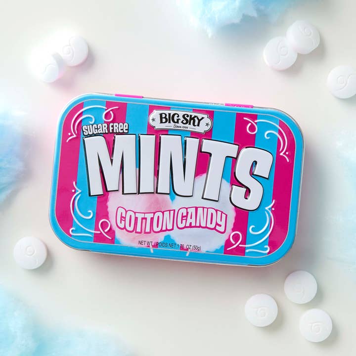 Big Sky Brands Inc. - Wholesale Pepermuntjes - Big Sky Mints - Suikerspin - 144kt0