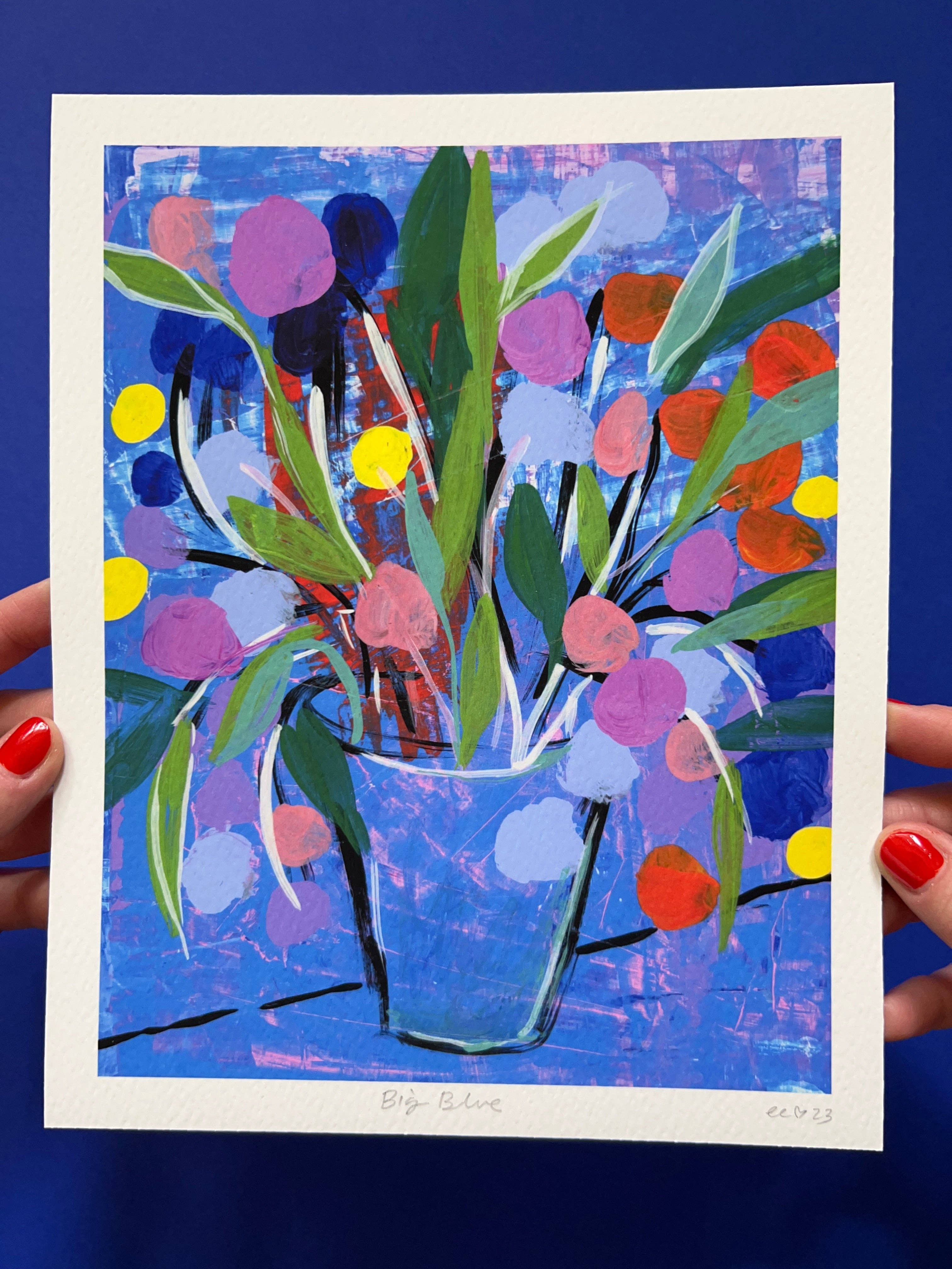 Rare Press - Wholesale Art Print - Big Blue Giclée Print2