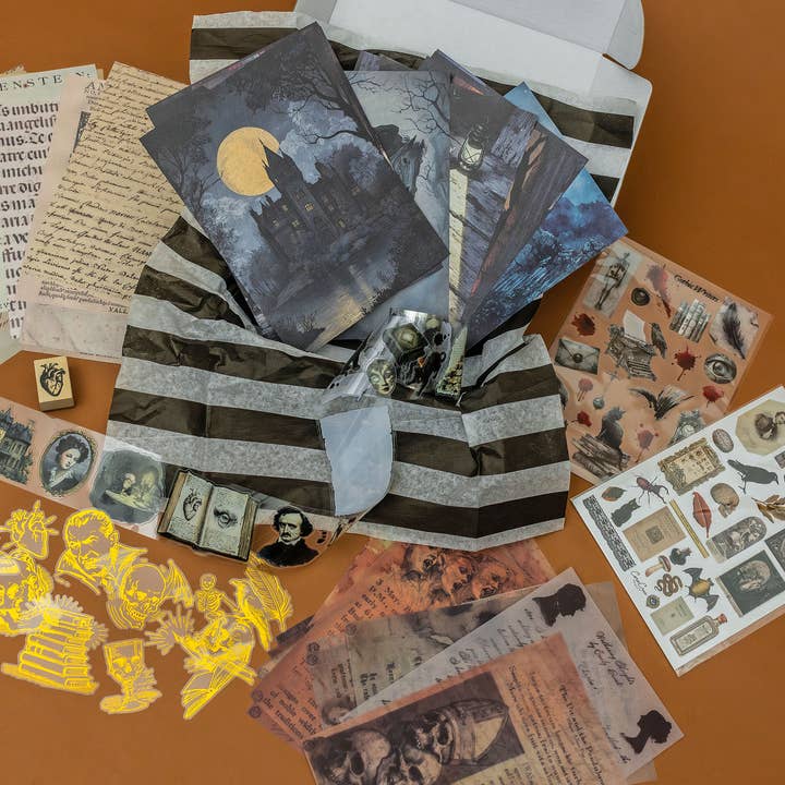 Poe & Gothic Writers Box voor wholesale door CoraCreaCrafts