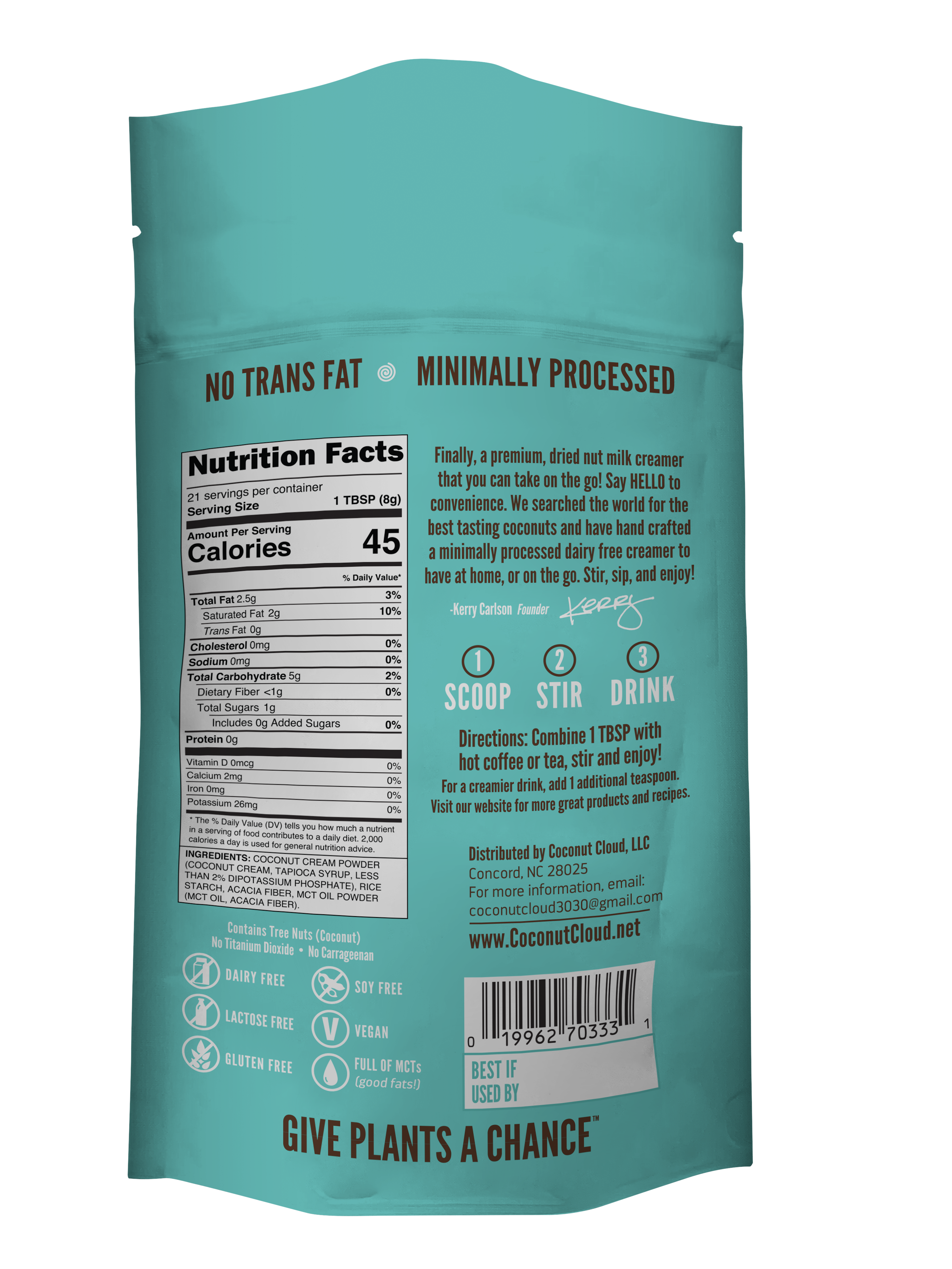 Coconut Cloud - Wholesale Creamer - Original coconut milk creamer, non dairy, vegan1