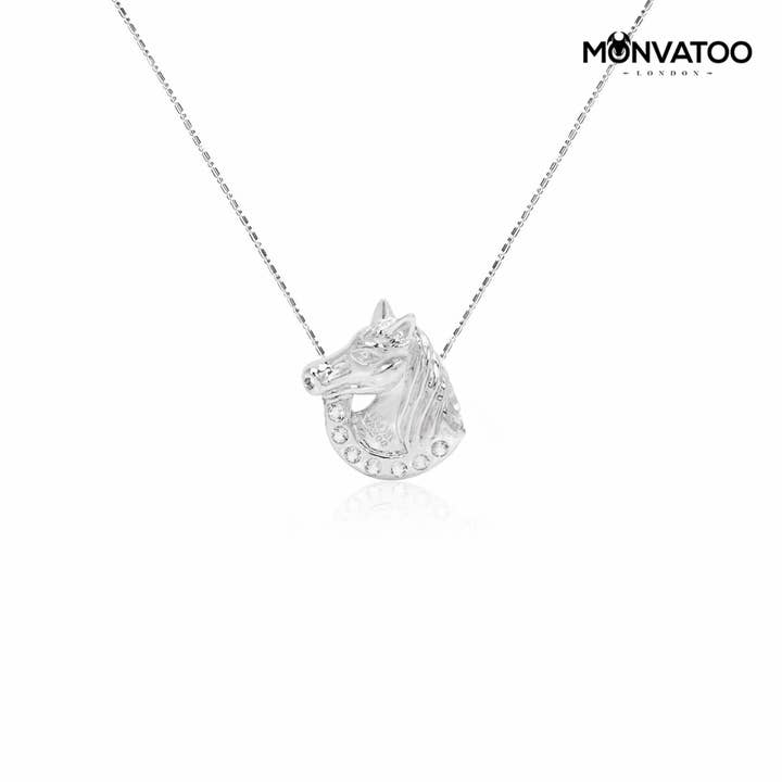Collana Stareyes a forma di pony in argento per la vendita all'ingrosso da parte di MONVATOO London