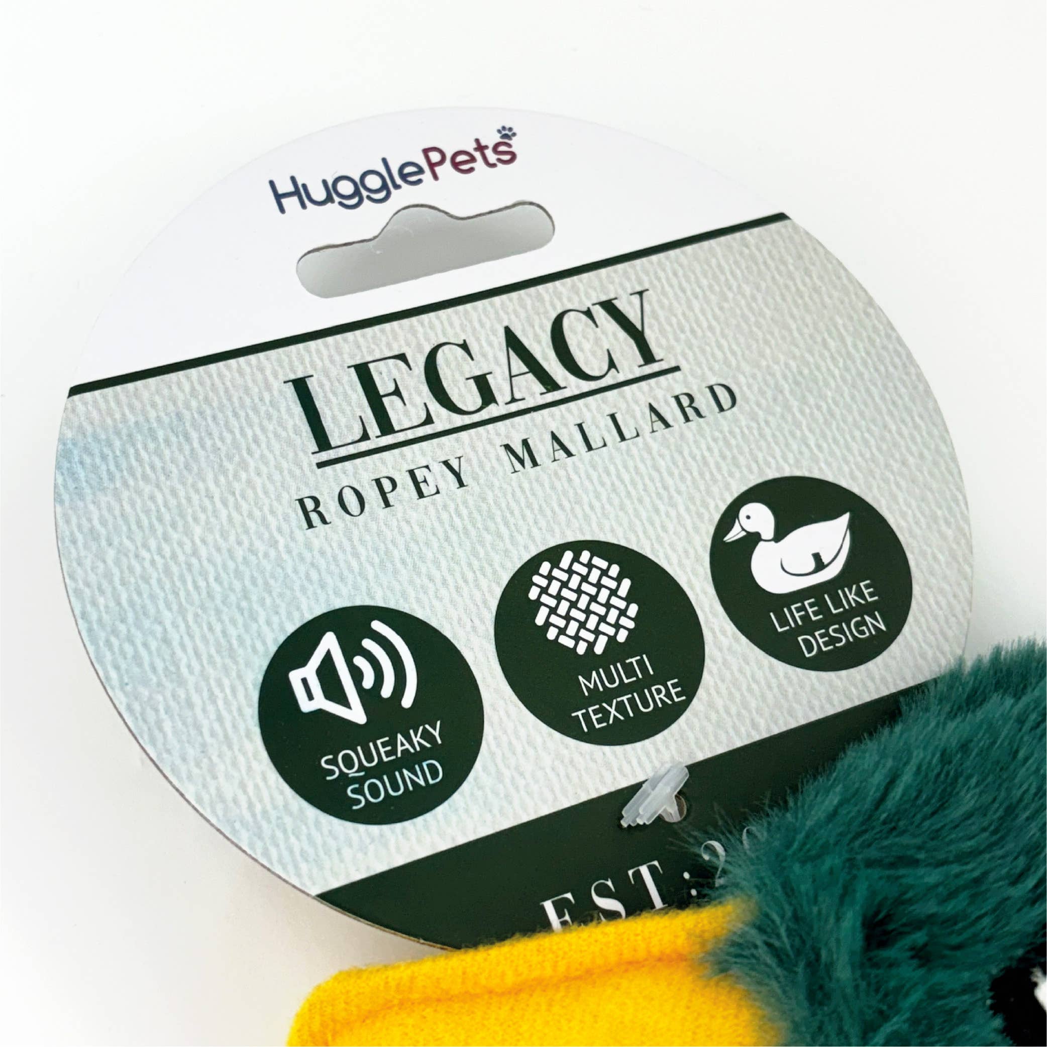 HugglePets – Brinquedo - Cão por atacado – HugglePets Legacy Ropey Mallard (Martha) Brinquedo para Cães7