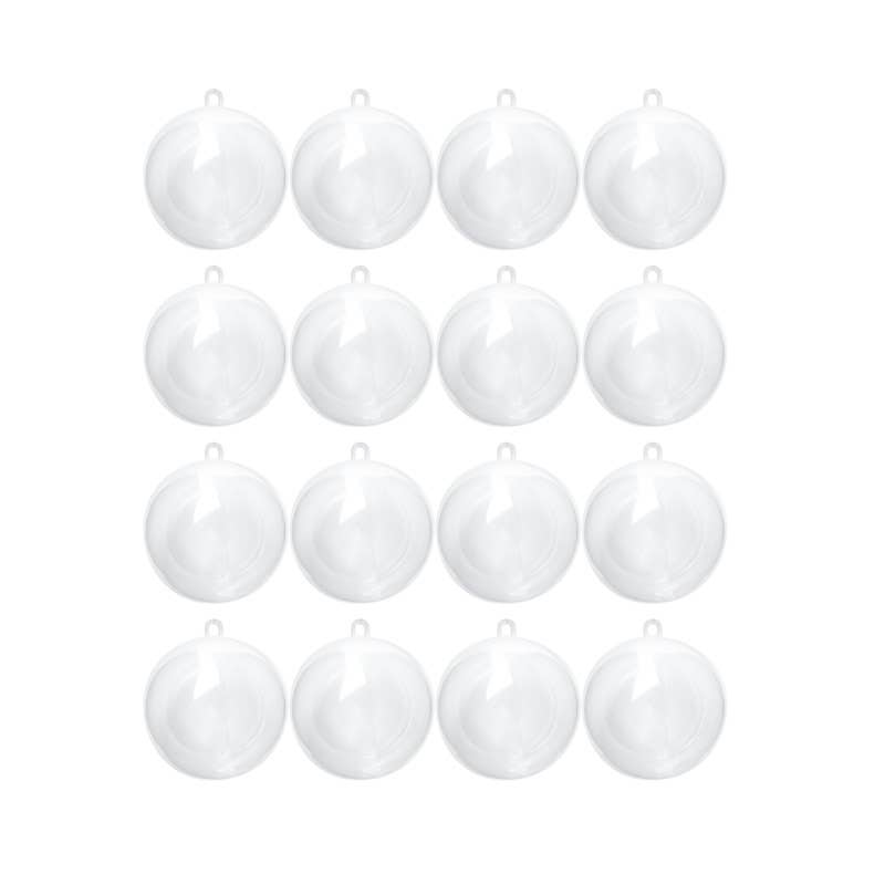 Factory Direct Craft – wholesale Ornament set – 80mm (3.15 in) Clear Acrylic Fillable Ball Ornament3