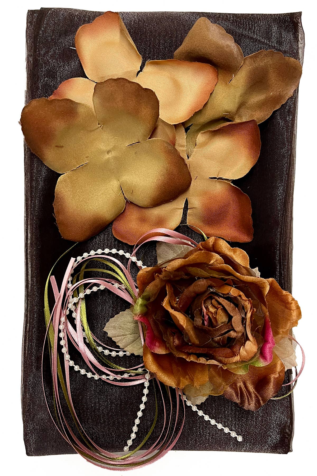 Kid's Dream - Wholesale Dress - Baby - Satin Flower Petal Baby Dress with Organza Sash15