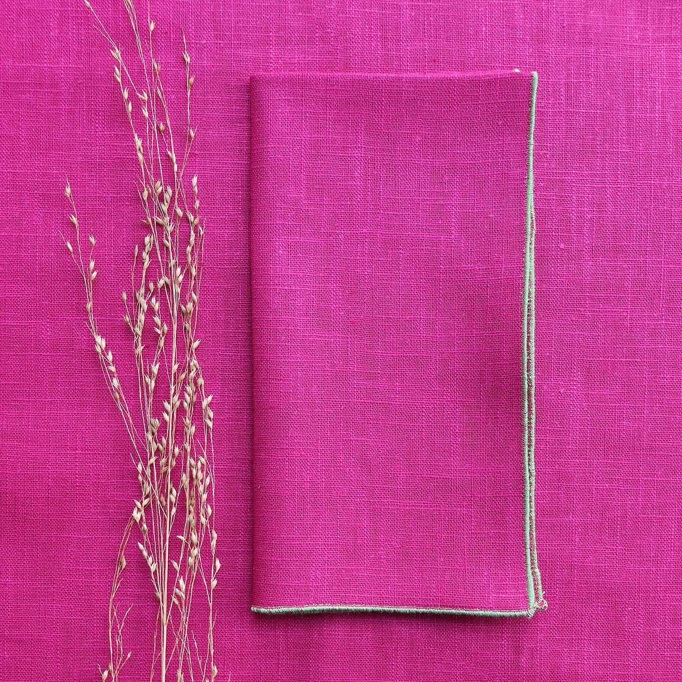 Giardino Segreto - Wholesale Dinner & Cloth Napkin - 100% linen napkin CORDONCINO9