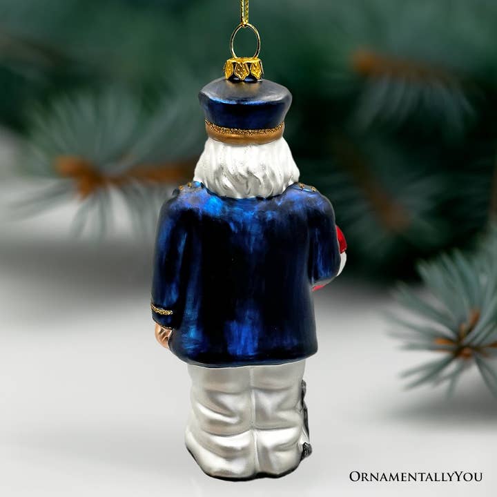 OrnamentallyYou – Ornamento por atacado – Enfeite de Vidro Papai Noel Capitão de Navio5