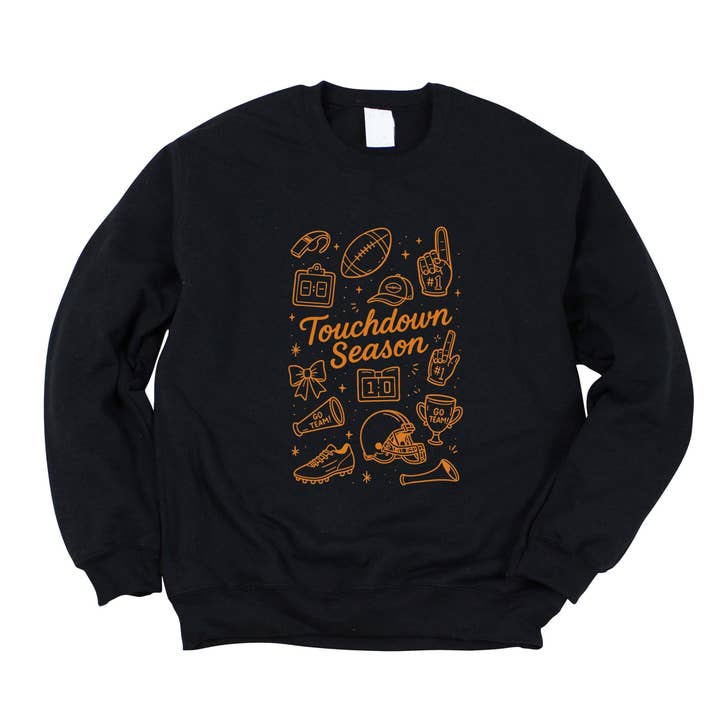 Saison de Touchdown Allez l'équipe - Sweat-shirt pour la vente par Olive And Ivory Wholesale