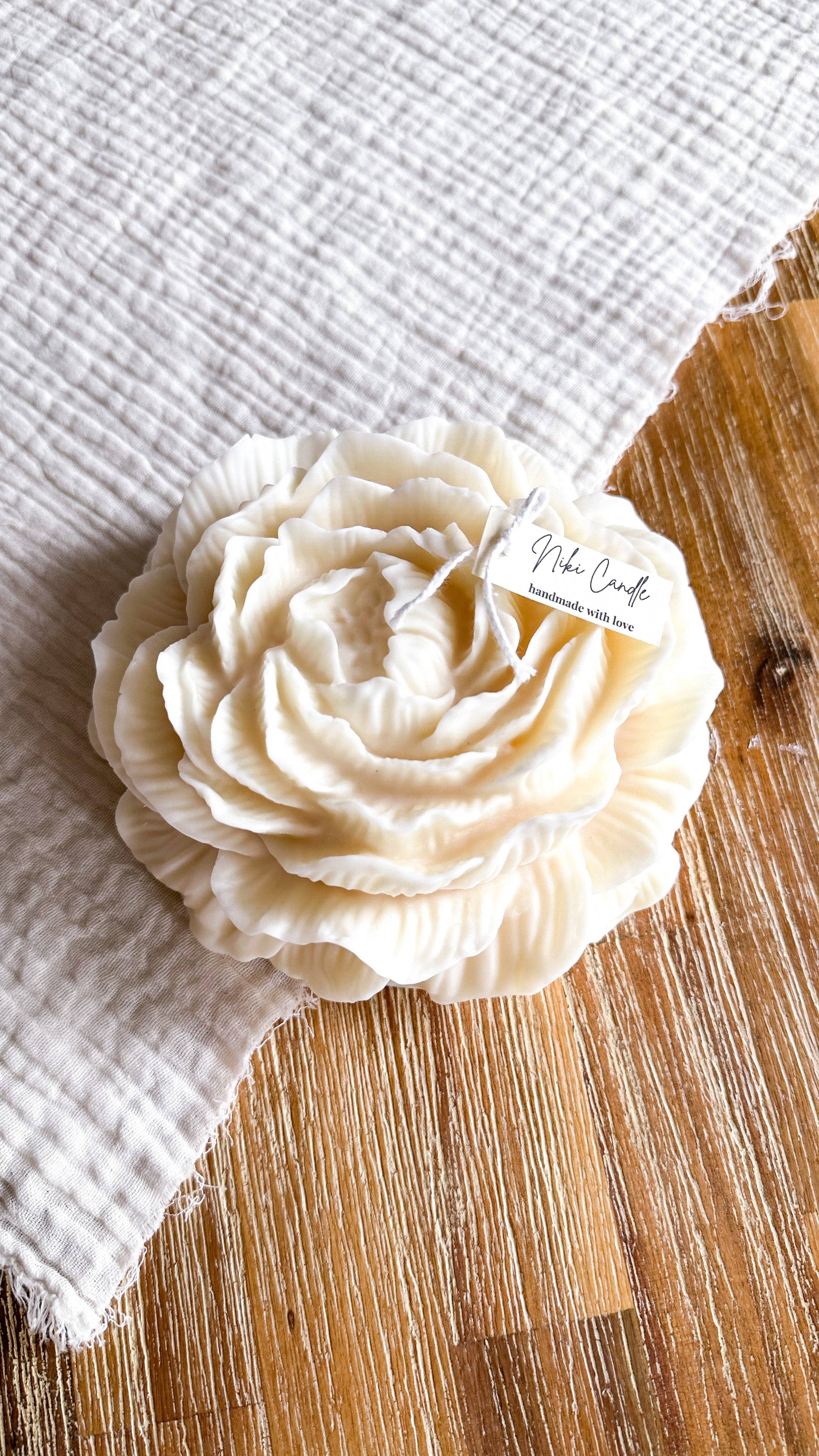 Niki Candle - Wholesale Novelty Candle - Large peony - handmade2