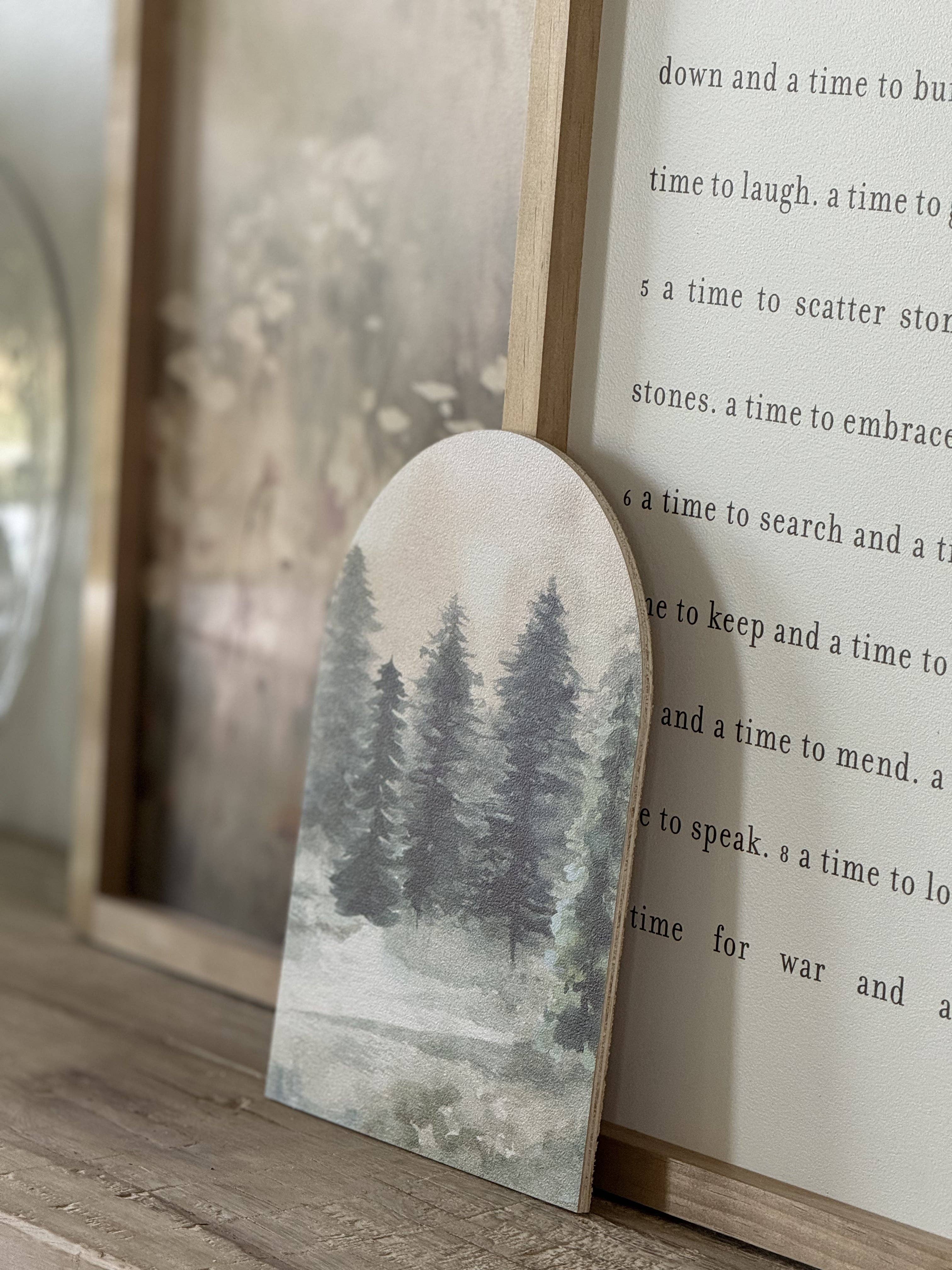 Lily and Sparrow - Wholesale Christmas Wall Art - Evergreens Portrait, Arch | Winter Decor1