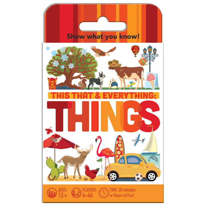 This That and Everything: Things Card Game for wholesale by Outset Games and Cobble Hill Puzzles