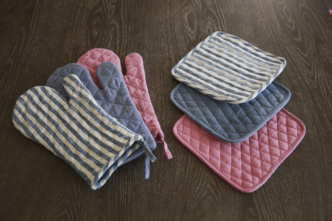 VIKOLINO - Wholesale Oven Mitt/Pot Holder - Linen Oven Mitt3