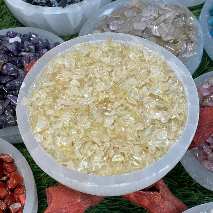 CaNatureLover - Wholesale Spiritual Stone/Crystal - Natural CITRINE CHIP , Real CITRINE chip , Citrine Tumble7