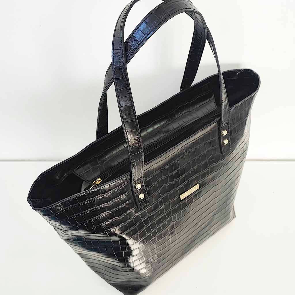 THE CODE - Wholesale Tote Bag - Women's - Maxi Shopper Arizona Black Coconut6