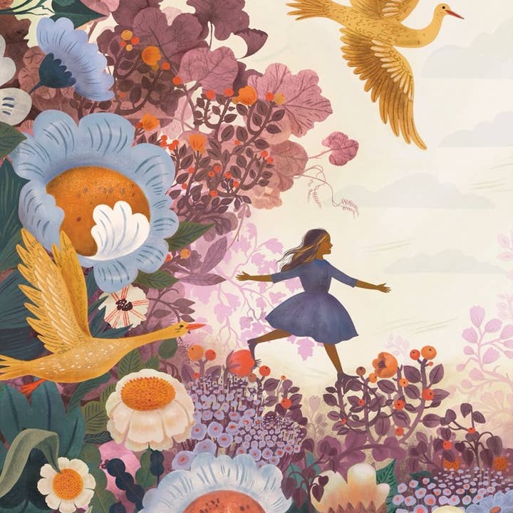 New York Puzzle Company - Wholesale Puzzle - Adult - Among Flowers - 500 Piece Jigsaw Puzzle2