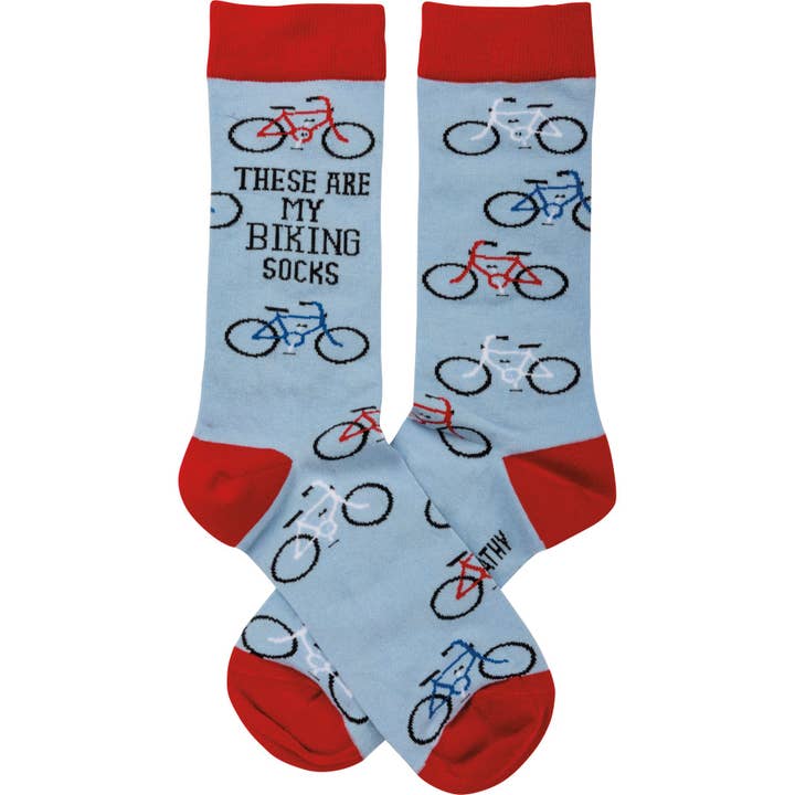 Primitives by Kathy - Wholesale Socks - Unisex - These Are My Biking Socks1