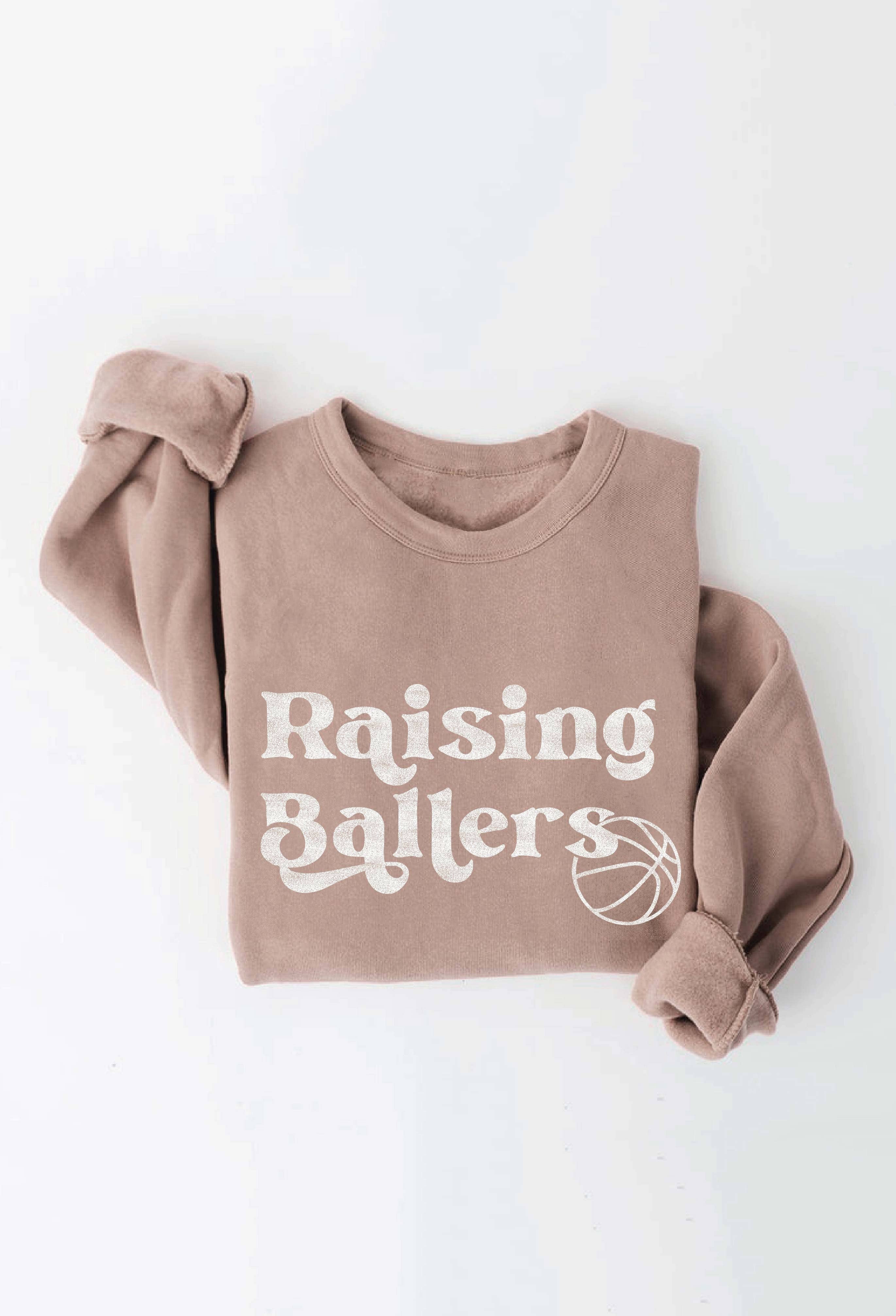 OAT COLLECTIVE - Wholesale Graphic Sweatshirt - Women's - RAISING BALLERS BASKETBALL Graphic Sweatshirt2