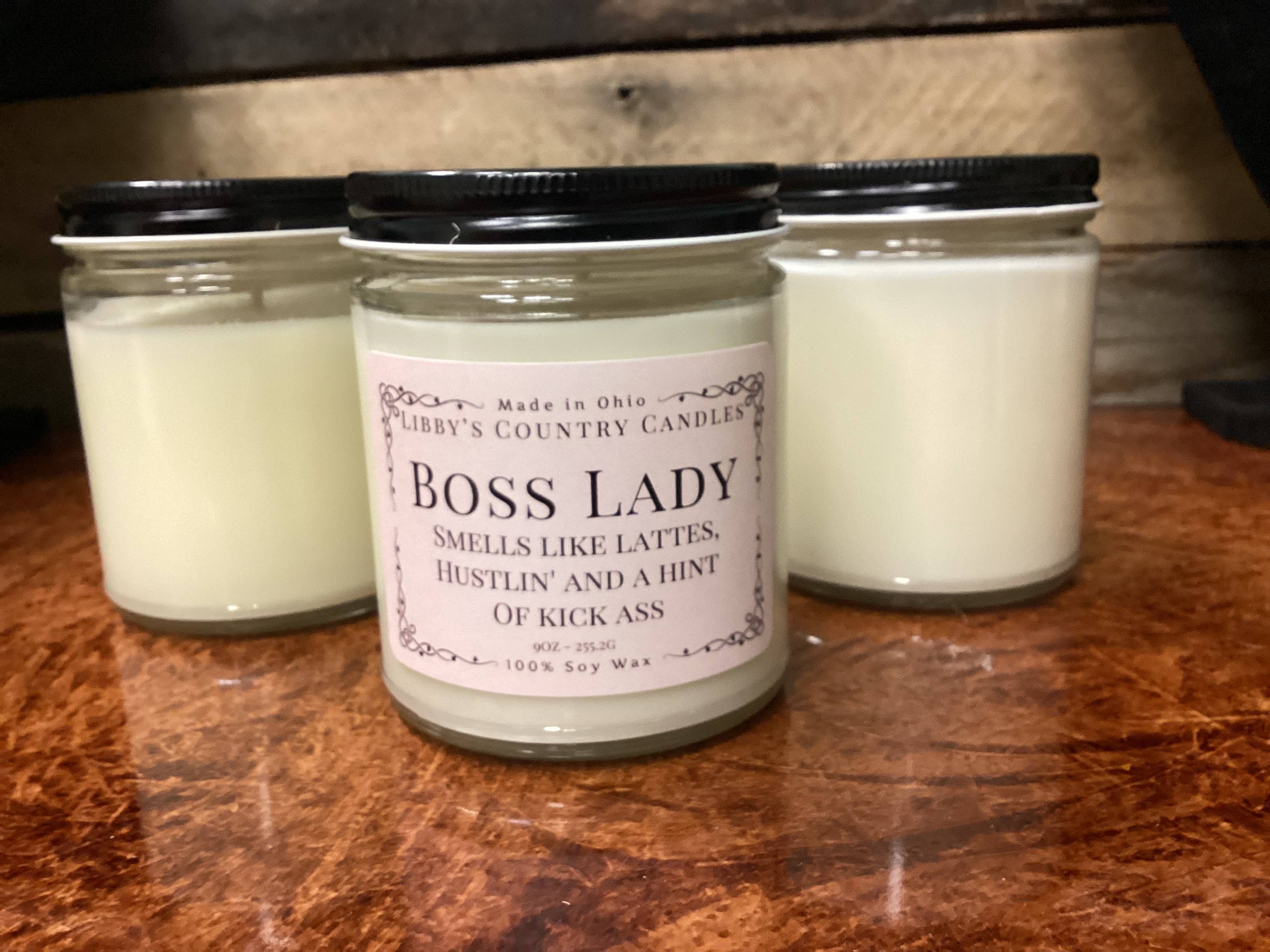 Libby's Country Candles LLC - Vente Bougie en bocal - Bougies de 255 g avec phrases humoristiques2