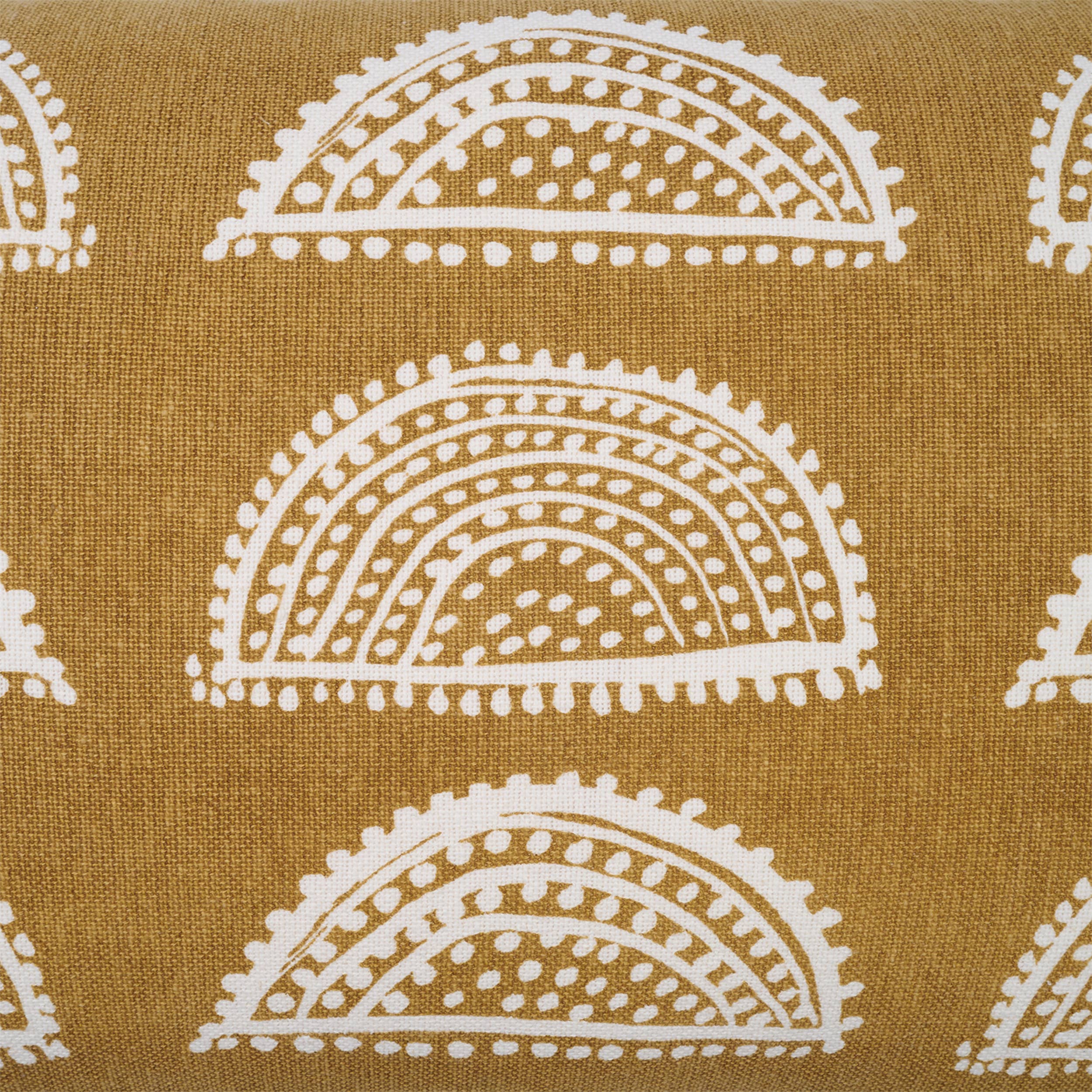 NAKI & SSAM INC. - Wholesale Throw Pillow Cover - Meraki Collection 24in.x14in. Gond Art-Inspired Sunburst5