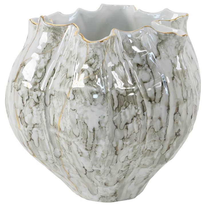 Kavana Decor by The Import Collection - Wholesale Vase - Carmine Short Vase