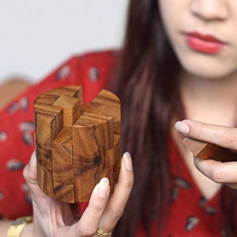 SMI Designs Wooden Puzzles - Wholesale Puzzle - Adult - Powder Keg: Wooden Puzzles for Adults - 3D Brain Teaser
