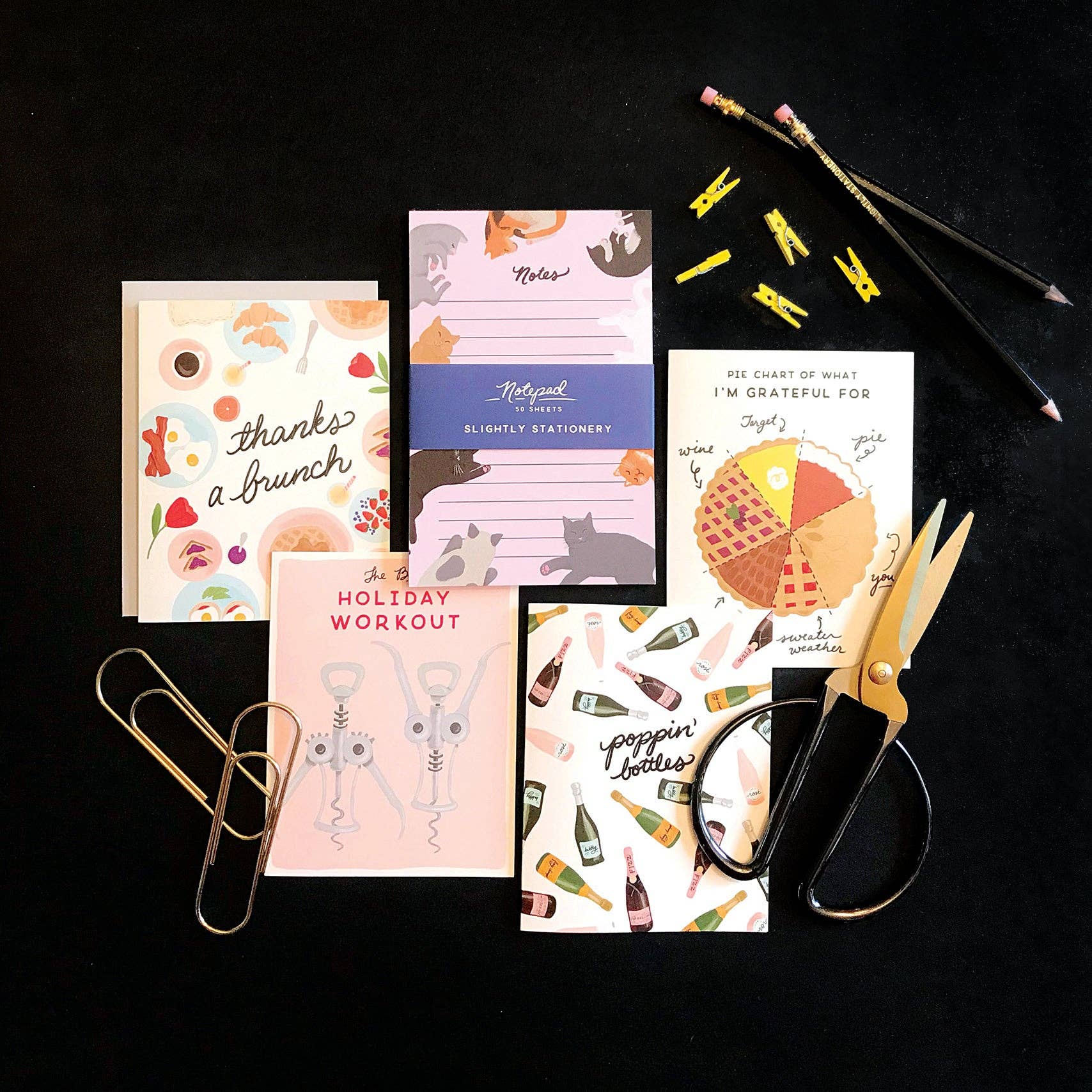 Slightly Stationery - Wholesale Thanksgiving Card - Pie Chart2