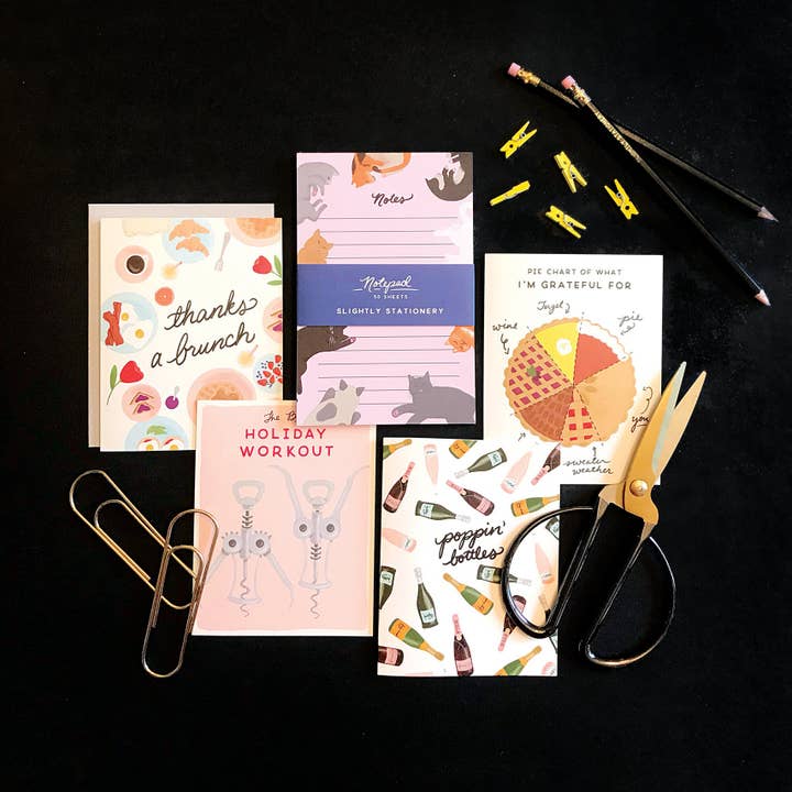 Slightly Stationery - Wholesale Thanksgiving Card - Pie Chart2