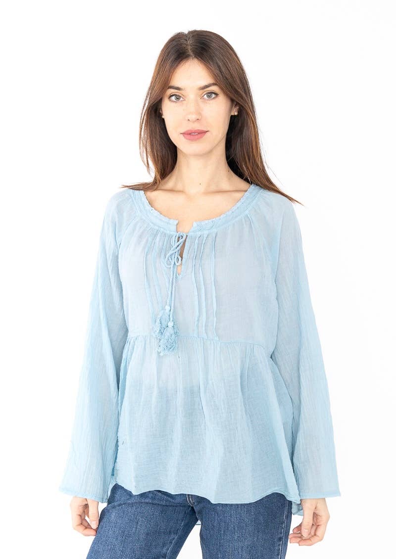 LINEN & COTTON HOUSE - Wholesale Blouse - Women's - 10074 SPRINT SUMMER CLOTHING COTTON BLOUSE14