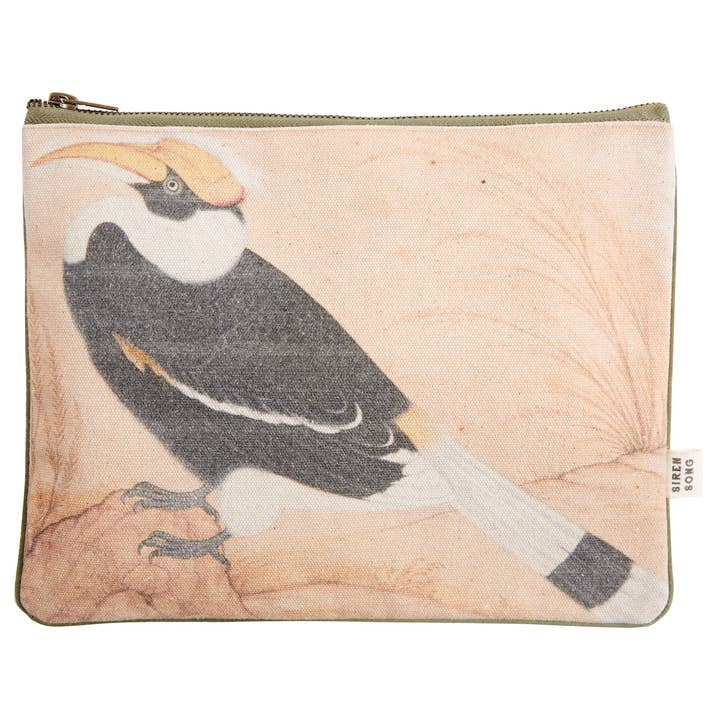 Bolsa de lona Hornbill/Kalamkari para venta al por mayor de Siren Song