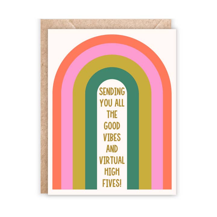 Jolly Rae - Wholesale Everyday Greeting Card - Sending Good Vibes Greeting Card0