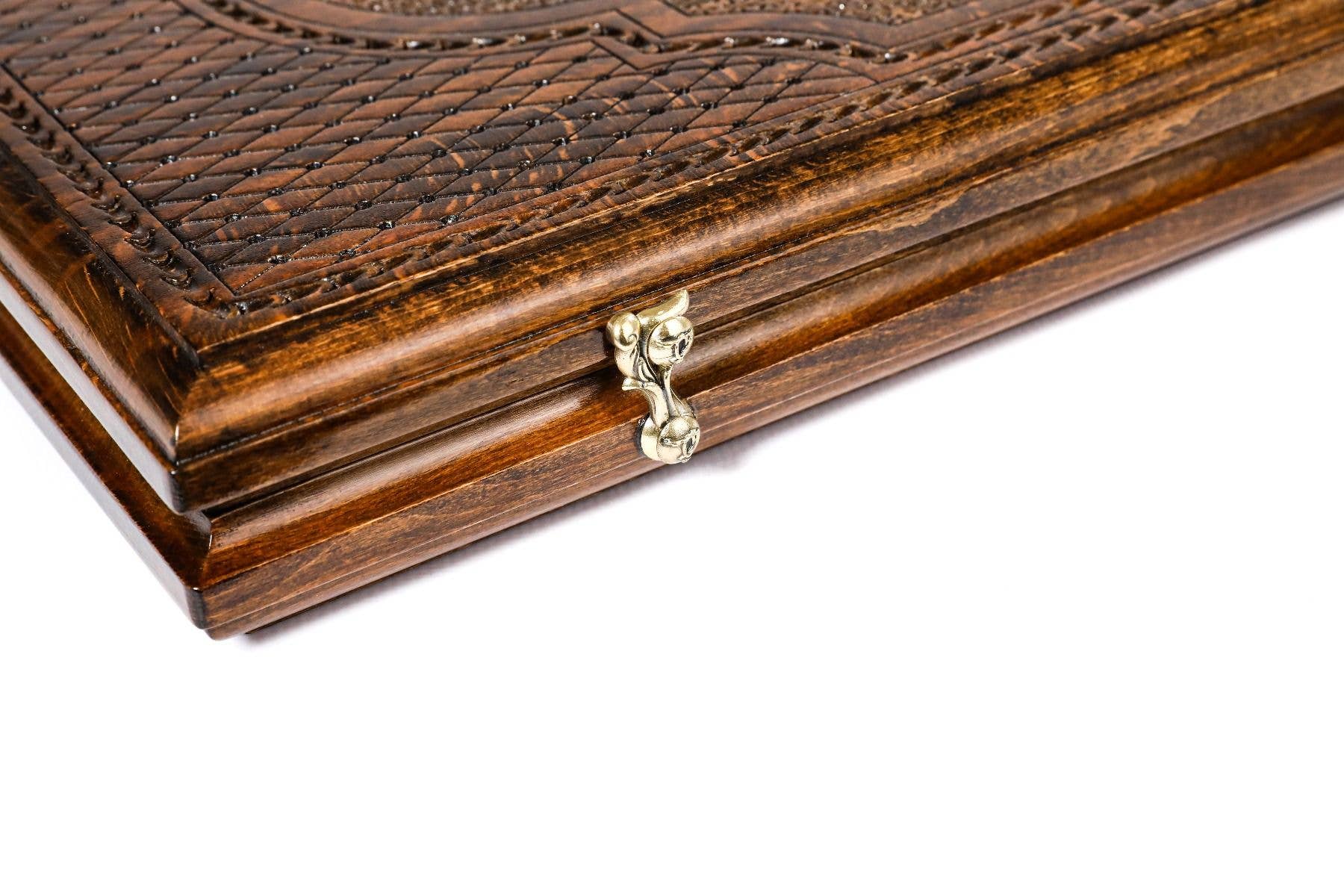 Hrachya Ohanyan - Wholesale Board Game - Hand Made Backgammon Ornamental classic 24"x 12" x 2"12