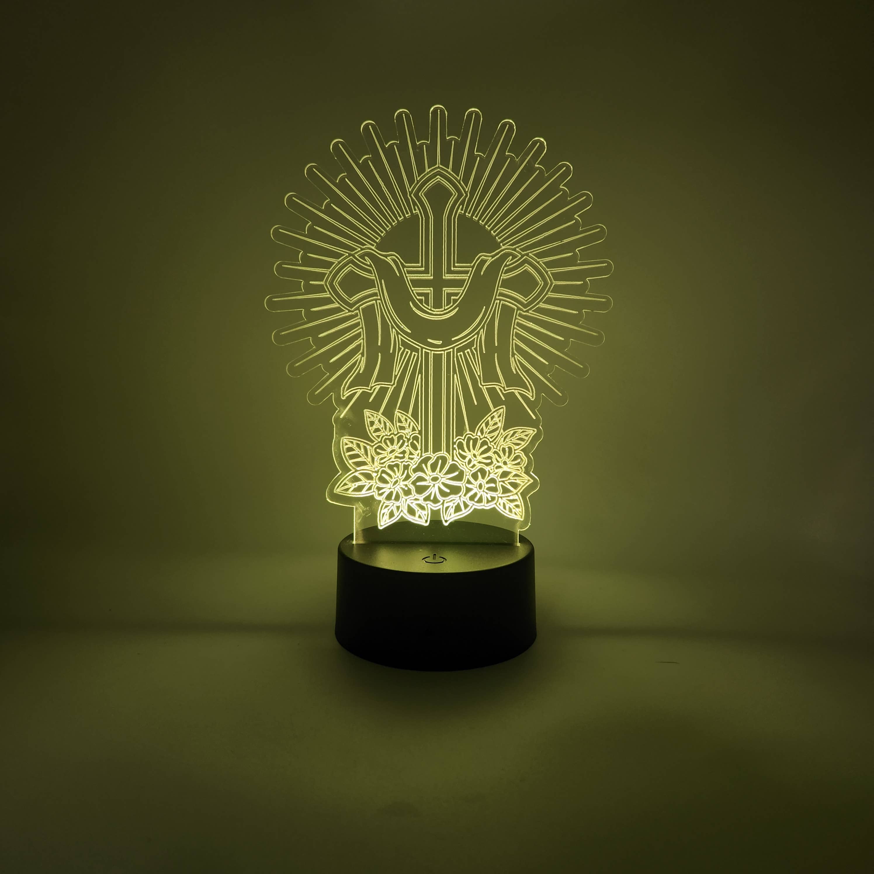 The 308 Collective - Venta al por mayor Lámparas decorativas/de escritorio - Luz LED de cruz cristiana | Regalos religiosos | Lámpara católica5
