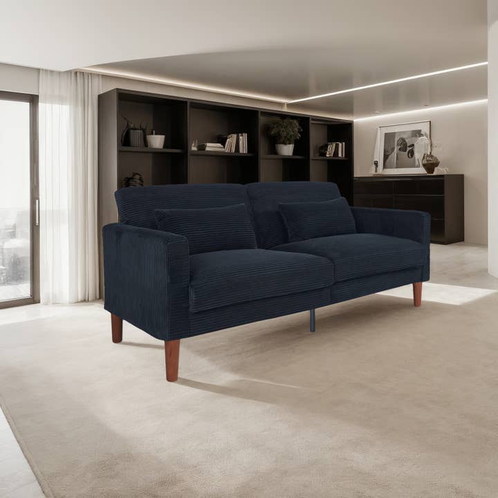HOMYCASA DESIGN INC - Wholesale Sofa - Linen Sofa in Beige, Black, or Gray, Modern Design