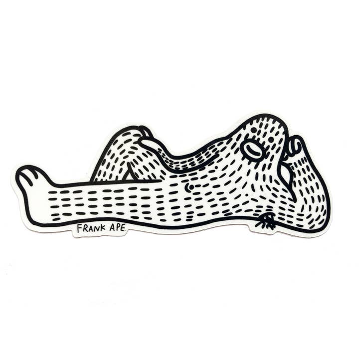 Laid Back Frank - Aufkleber für den Großhandel von Frank Ape
