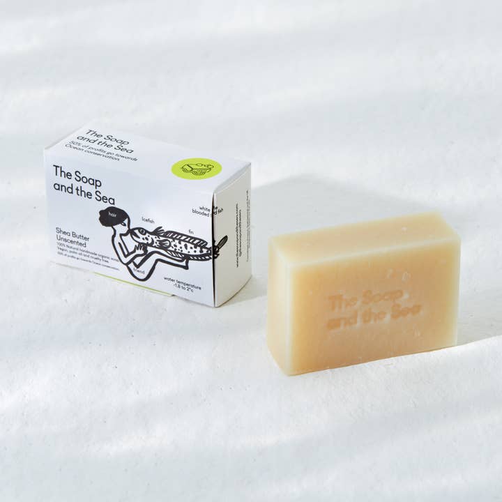 Shea Butter Unscented Organic Soap for wholesale by Thesoapandthesea.com