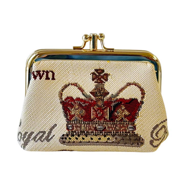 Crown - Frame Purse for wholesale by Signare Tapestry