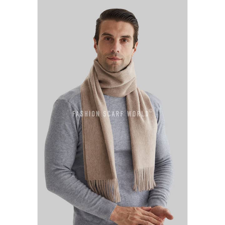 Fashion Scarf World – wholesale Scarf – Unisex – Unisex Plain Wool Tassel Scarf61