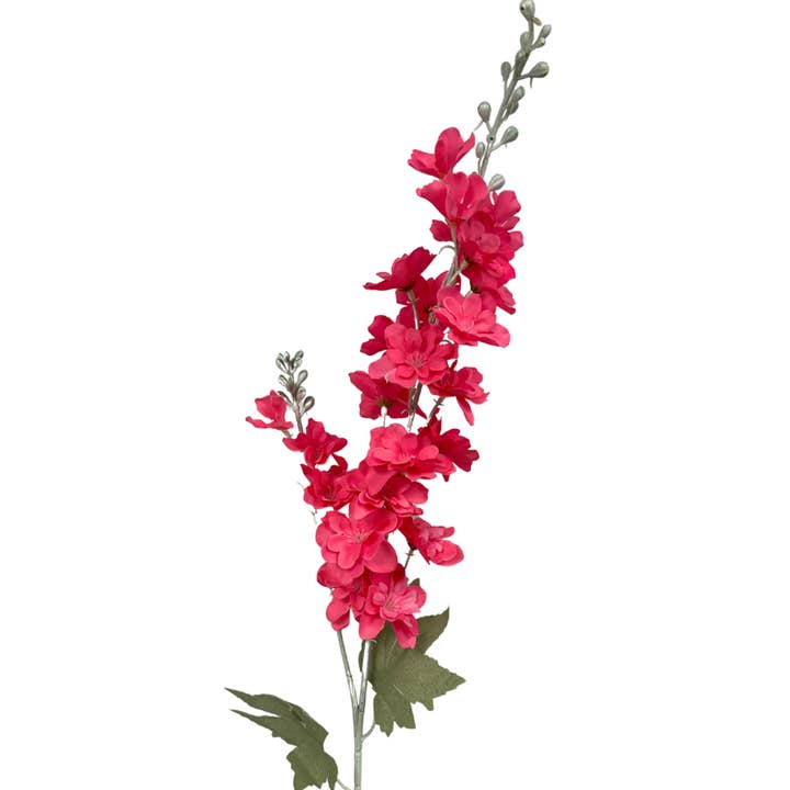 David Christopher's Collection - Wholesale Artificial Flowers - Garden Delphinium Spray 34” - Pink